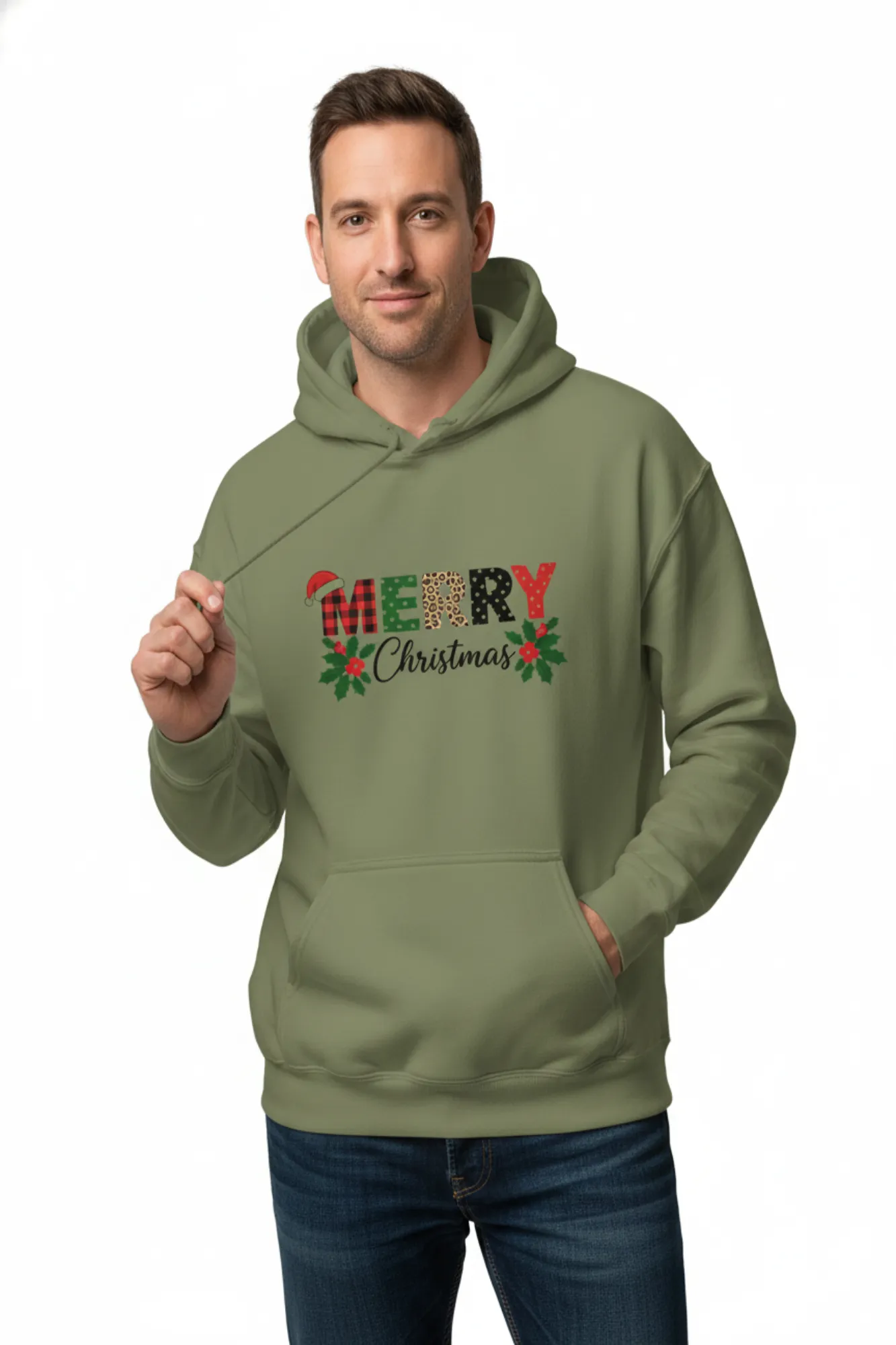 Festive Merry Hoodie | Unisex Hoodie - Image 23