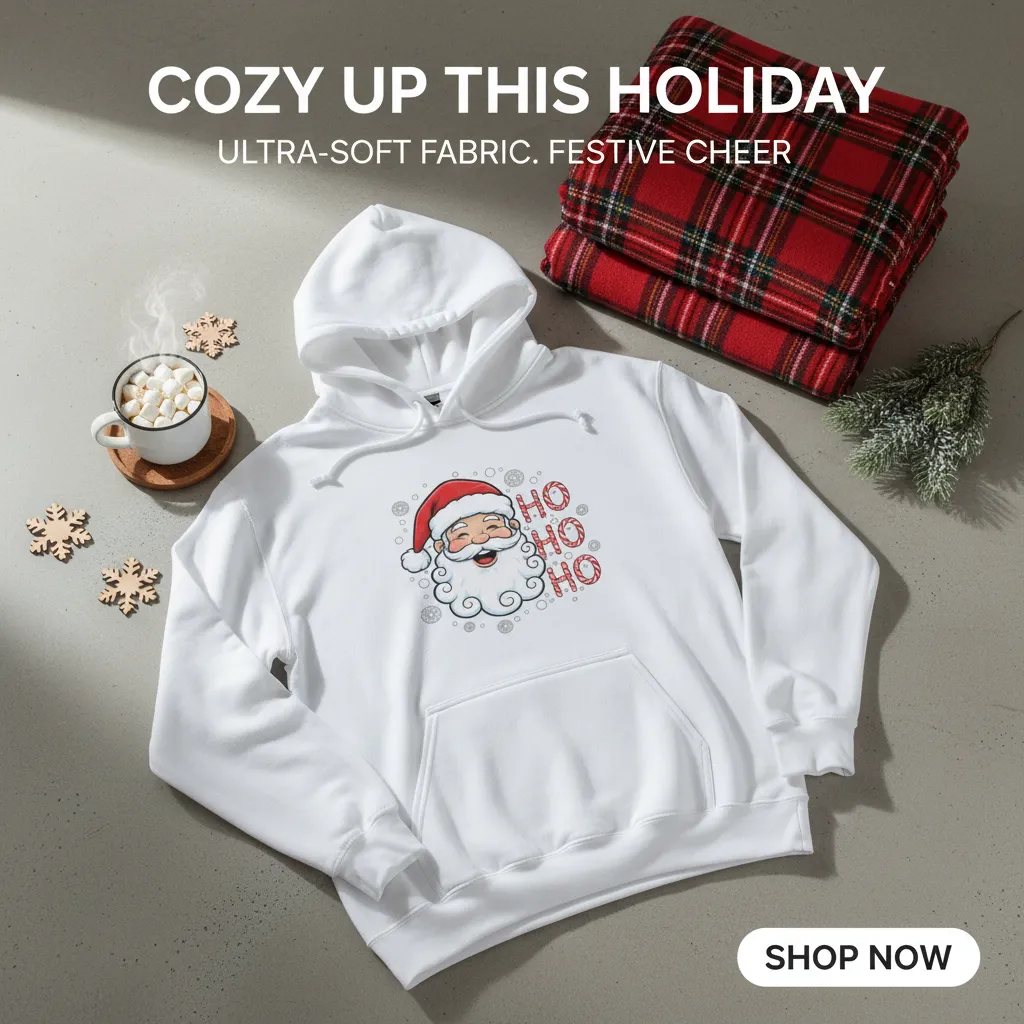 Ho Ho Hoodie | Unisex Hoodie - Image 22