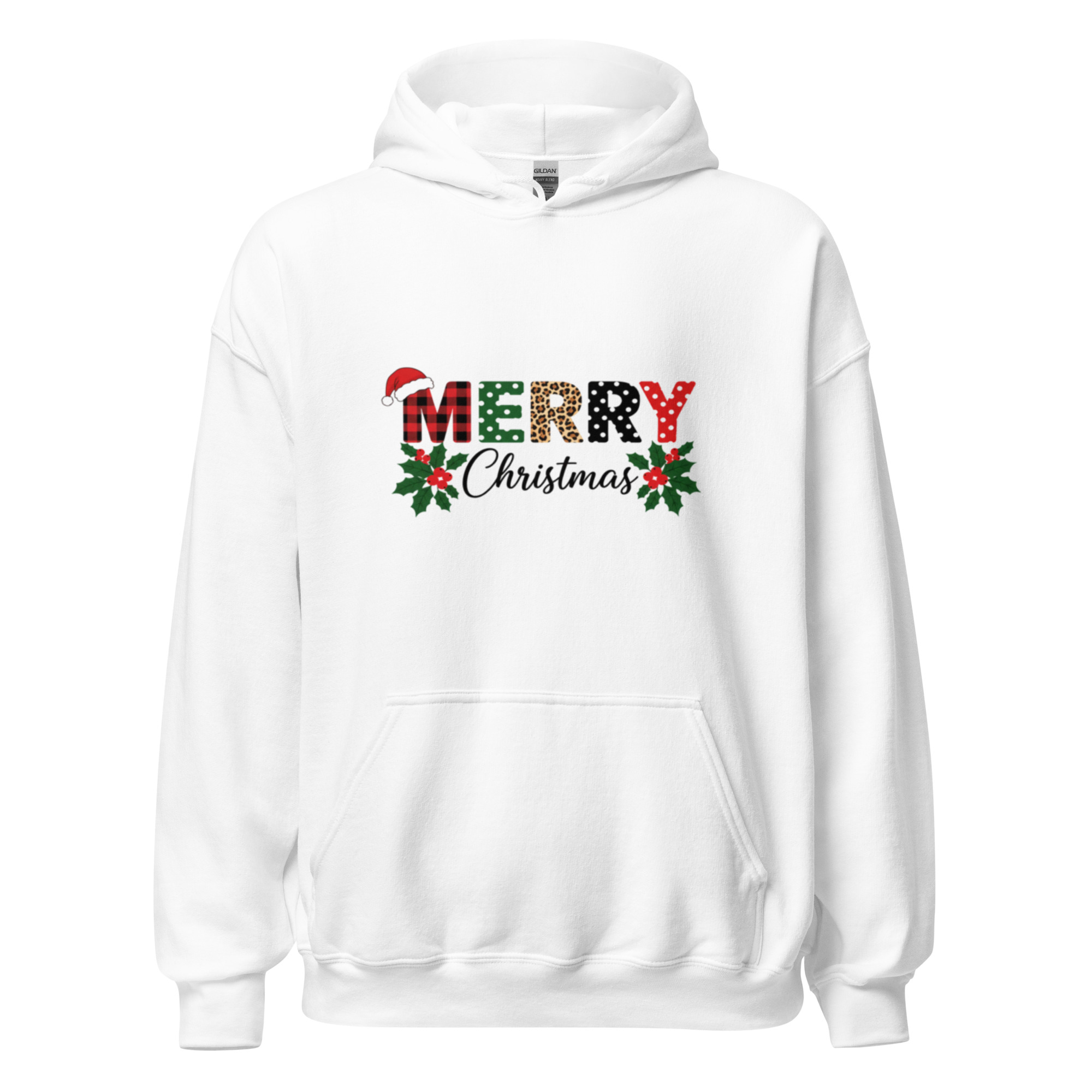 Festive Merry Hoodie | Unisex Hoodie - Image 5